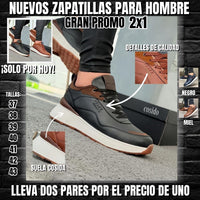 Calidad top👞, precio imperdible:🤩 ¡Aprovecha el 2x1 en zapatillas!