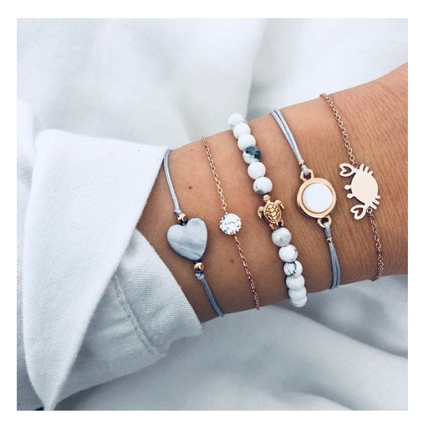 Hermosas pulseras x5 en COMBO 🥰 + envío gratis