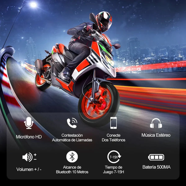 🚨Intercomunicador inteligente para motos + Envío Gratis