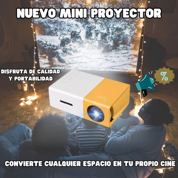 🍿Nuevo mini proyector portátil HD + Envío Gratis