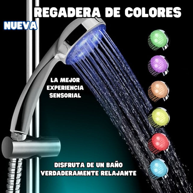 🌈Nueva regadera LED para baño  + Envío Gratis