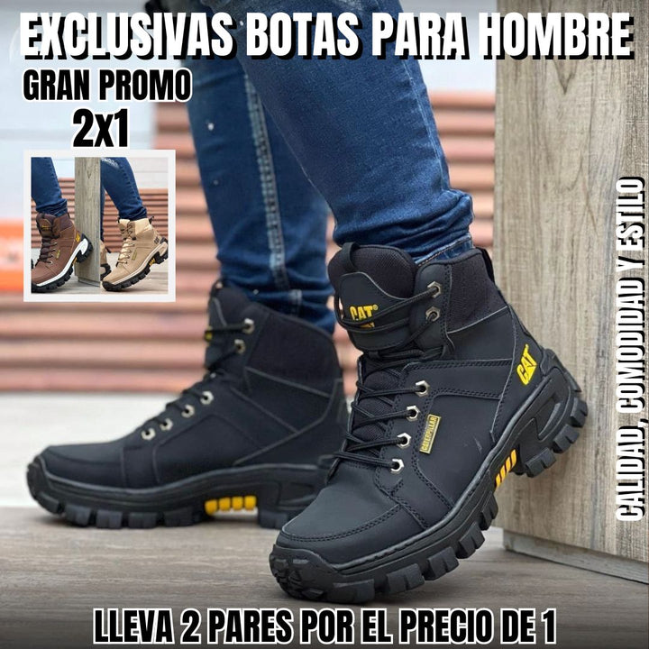 😎2x1 EN Botas para hombre🥾 GRAN PROMO