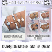 Hermosas pulseras x5 en COMBO 🥰 + envío gratis