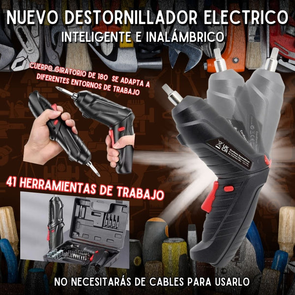 NUEVO DESTORNILLADOR🪛 ELECTRICO⚡ + ENVÍO GRATIS🔩