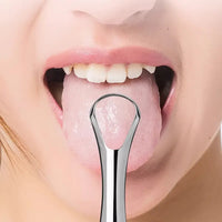 👅Raspador de Lengua en Kit x5 de higiene oral en Acero + Envío Gratis