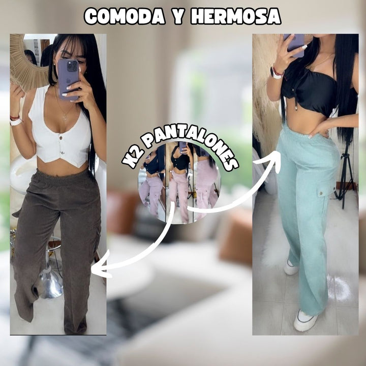 GRAN PROMO 2x1🥰PANTALONES PANA👖+ Envío Gratis