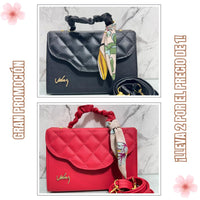 ASOMBROSO DESCUENTO 👜 Bolso para dama 2x1 🤩 + ENVÍO GRATIS