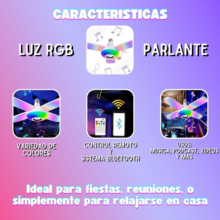 NUEVO BOMBILLO PARLANTE💡+ ENVÍO GRATIS🟣