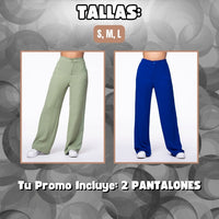 GRAN PROMO 2x1🥰PANTALONES(ELIGE LOS DOS COLORES QUE MAS TE GUSTEN)👖+ Envío Gratis