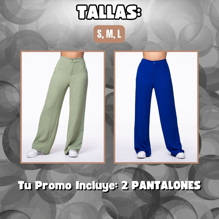 GRAN PROMO 2x1🥰PANTALONES(ELIGE LOS DOS COLORES QUE MAS TE GUSTEN)👖+ Envío Gratis