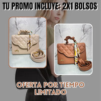 ASOMBROSO DESCUENTO 👜 Bolso para dama 2x1 🤩 + ENVÍO GRATIS