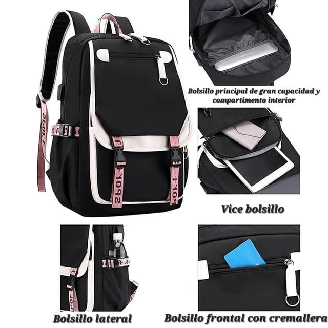 GRAN PROMO🤩 Maleta con USB 🎒+ ENVÍO GRATIS